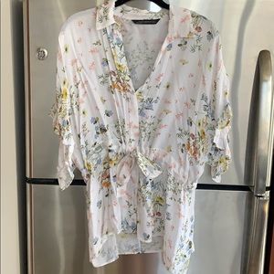 Zara flower top